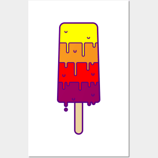 Dripping Ice Lolly / Popsicle Posters and Art